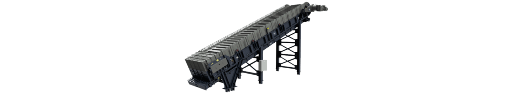 Used in Primary Crushing applications, HAZEMAG HAF Apron Feeders are capable of conveying up to 4,000 tonnes per hour.